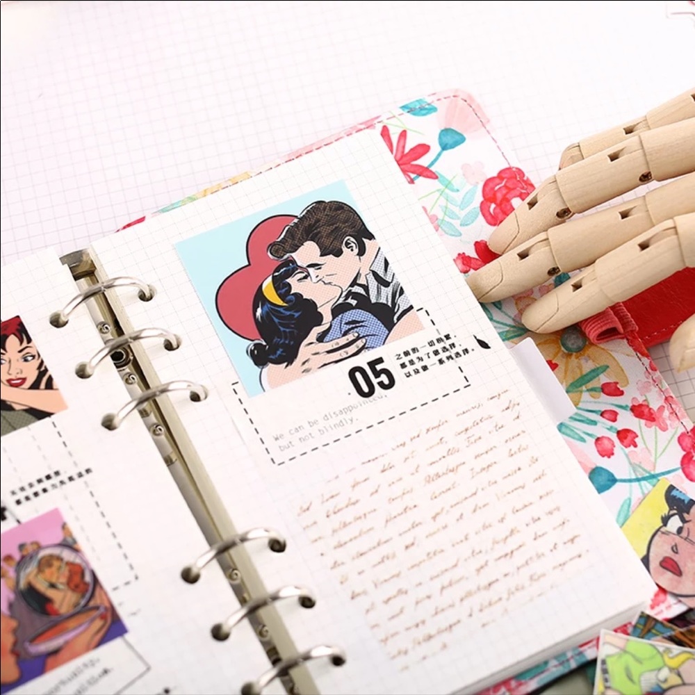 50 pcs Vintage Magazine Decorative Stickers Arts and Crafts DIY - Picture 4 of 11